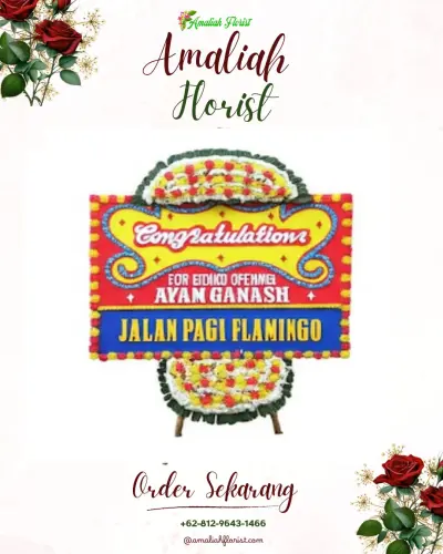 Bunga Papan Congratulation di Patuk